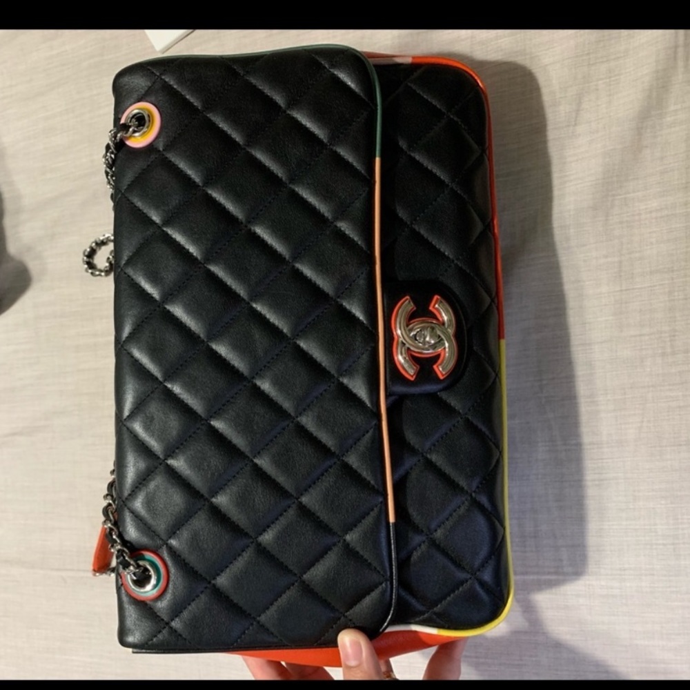 Chanel jumbo Cuba flap in excellent condition